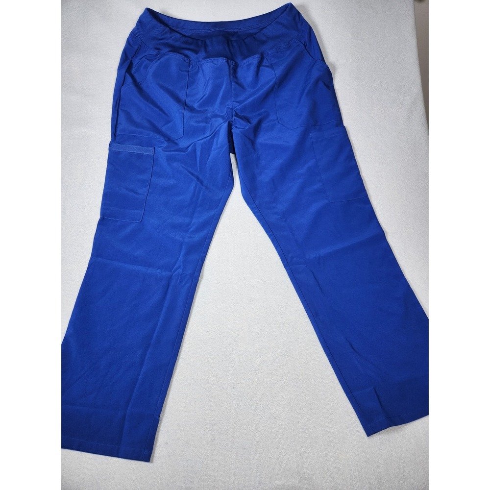 Dickies EDS Essentials Royal Blue Cargo Scrub Pants Petite Large DK005P